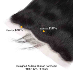 13x4 HD Transparent Lace Frontal Closure Straight Brazilian Virgin Human Hair 4 13x4 lace frontal closure straight hair 2 - hicrazycat