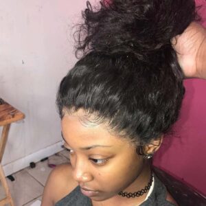 360 lace frontal wig with baby hair - hicrazycat
