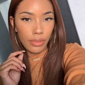 4 Chocolate Brown Color Silky Straight Lace Wig - hicrazycat