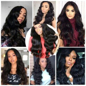 5x5 lace closure wig body wave 1 - hicrazycat
