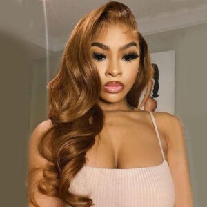 Brown Hair Wig Body Wave 1 - hicrazycat