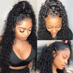 DetailsaboutNEWWomenLadyNaturalCurlyWavyLongSyntheticHairWigsLadiesBlackWigUSA - hicrazycat