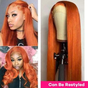 Ginger Straight Wig 10 - hicrazycat