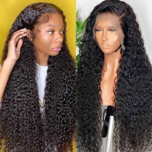 KissLove Hair 30 40 Inch Long Deep Wave 13x4 Lace Front Human Hair Wigs 2 - hicrazycat