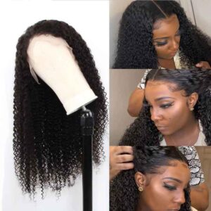 10A Kinky Curly Lace Front Human Hair Wigs 13x4 Lace Frontal Wigs KissLove Hair 5 KissLove Hair Kinky Curly Wigs For Women Curly Lace Closure Wig - hicrazycat