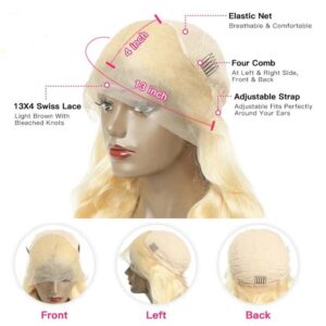 KissLove Hair 613 blonde hair 13x4 lace wig cap 1 - hicrazycat