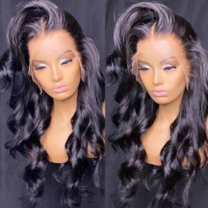 28~40 Inches Long Body Wave 13x4 HD Transparent Lace Front Virgin Human Hair Wigs 5 Kisslove Hair 13x4 HD Lace Front Wigs Body Wave Virgin Human Hair Wigs 4 - hicrazycat