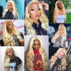 Kisslove Hair 613 Honey Blonde Color 13x6 Lace Front Human Hair Wig Remy Brazilian Body Wave 1 - hicrazycat