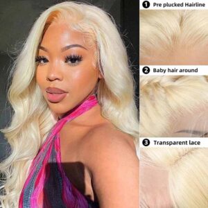 Kisslove Hair 613 Lace Front Wig Body Wave 13x4 Lace Frontal Wigs For Women - hicrazycat