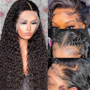 Kisslove Hair Water Wave Lace Front Human Hair Wigs 13X6 HD Lace Frontal Wig 2 d0a0beb0 7d18 4469 a555 3ddb5d0cc0d4 - hicrazycat