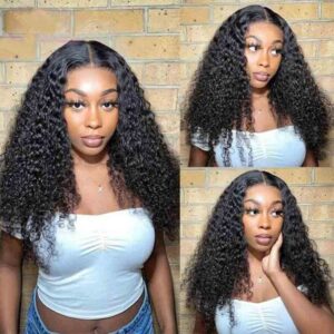Kisslove hair 4x4 Curly Lace Closure Wigs Kinky Curly Lace Wig - hicrazycat