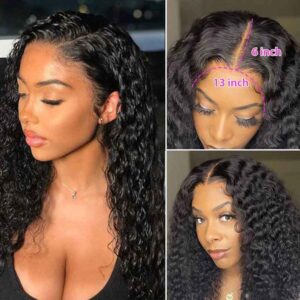 Kisslove Hair 13x6 Lace frontal Wigs Deep Wave Human Hair Lace Wigs 2 - hicrazycat