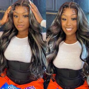 Kisslove Hair Platinum Blonde Highlights Straight Mixed Color Human Hair Wigs 3 1f9b1d36 8e9d 46b6 9110 785d16baaccc - hicrazycat