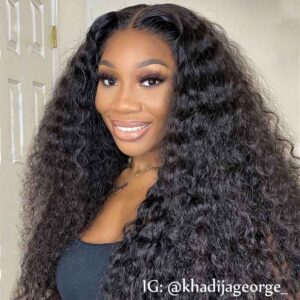 deep wave HD lace wig 28inch - hicrazycat