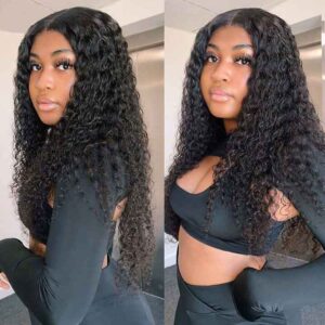 10A Kinky Curly Lace Front Human Hair Wigs 13x4 Lace Frontal Wigs KissLove Hair 6 kisslove Kinky Curly Wig 13x4 Lace Front Human Hair Wig - hicrazycat
