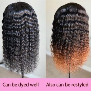 kisslove hair deep wave lace closure wig 2 - hicrazycat