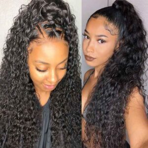 kisslove hair 360 lace front human hair wigs curly hair 1 - hicrazycat