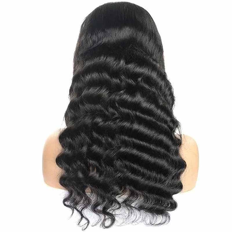 kisslove hair crimped hair loose deep wave lace front human hair wigs 1 - hicrazycat