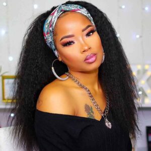 kisslove hair headband wig kinky straight human hair wigs 6 - hicrazycat