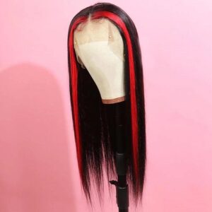 kisslove hair highlight wig straight virgin human hair wigs 6 - hicrazycat