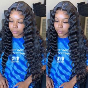 Crimped Hair 5*5 HD Lace Wig Loose Deep Wave 10A Brazilian Virgin Human Hair Wigs 8 kisslove hair loose deep wave 5x5 lace frontal wig human hair wigs 4 b715041d 6fa3 421a 9560 9cda1d8ecdf9 - hicrazycat