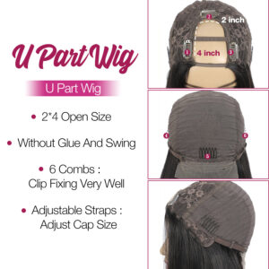 kisslove hair u part human hair wigs 1 - hicrazycat