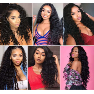Loose Deep Wave 3 Bundles With 13x4 HD Lace Frontal Brazilian Human Hair Weaves 8 kisslovehair buyer show - hicrazycat