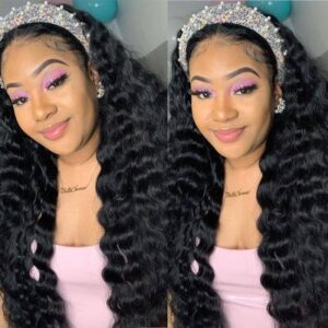 long human hair wig loose deep wave 1 - hicrazycat