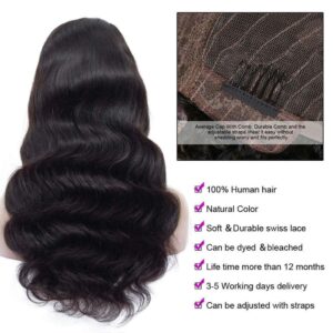 transparent lace front wig body wave 4 - hicrazycat